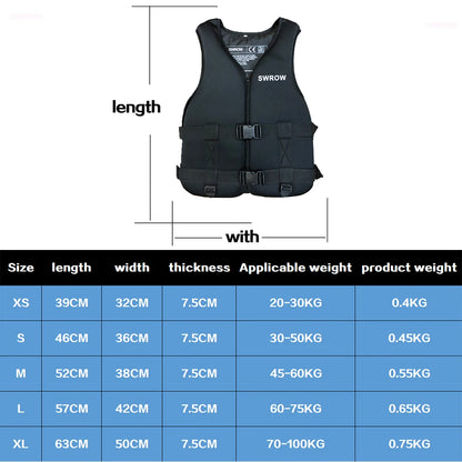 Gilet de natation jaune réglable dès 2 ans
