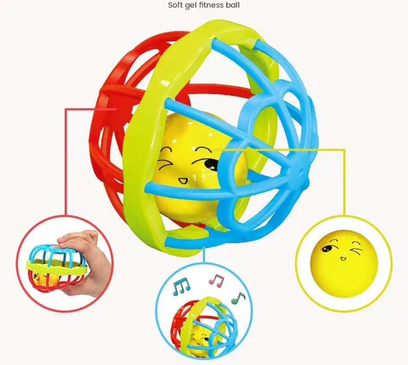 Hochet en caoutchouc souple pour bébé
