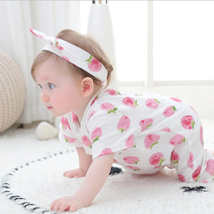 Tenue d’été style kimono pour bébé fille et garçon