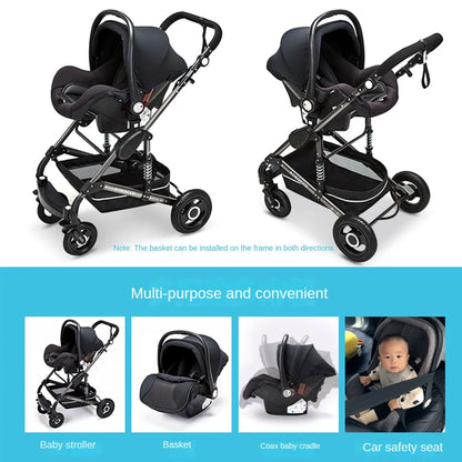 Poussette 3 en 1 pour nouveau-né