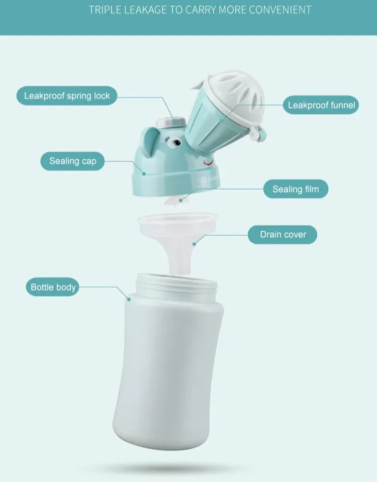 Pot de toilette en plastique pour bébé