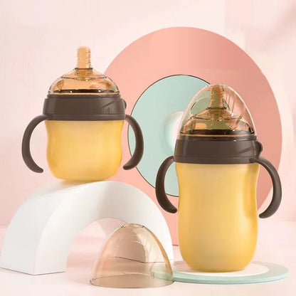 Biberons en silicone de 3 modèles différents