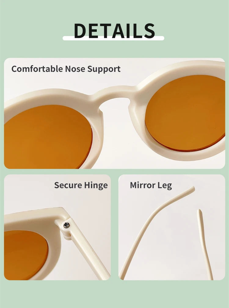 Lunette de soleil ronde pour enfants