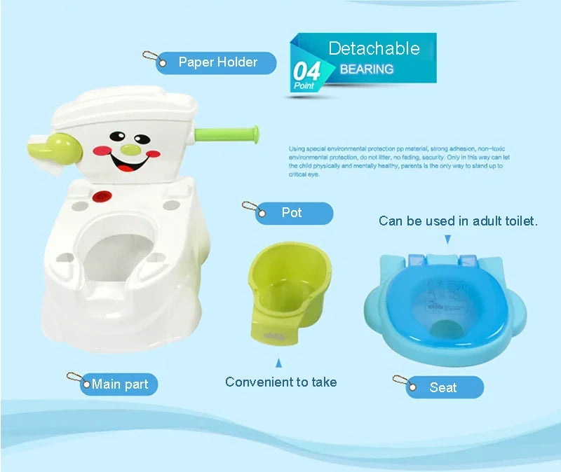 Pot bébé portable motif dessin animé