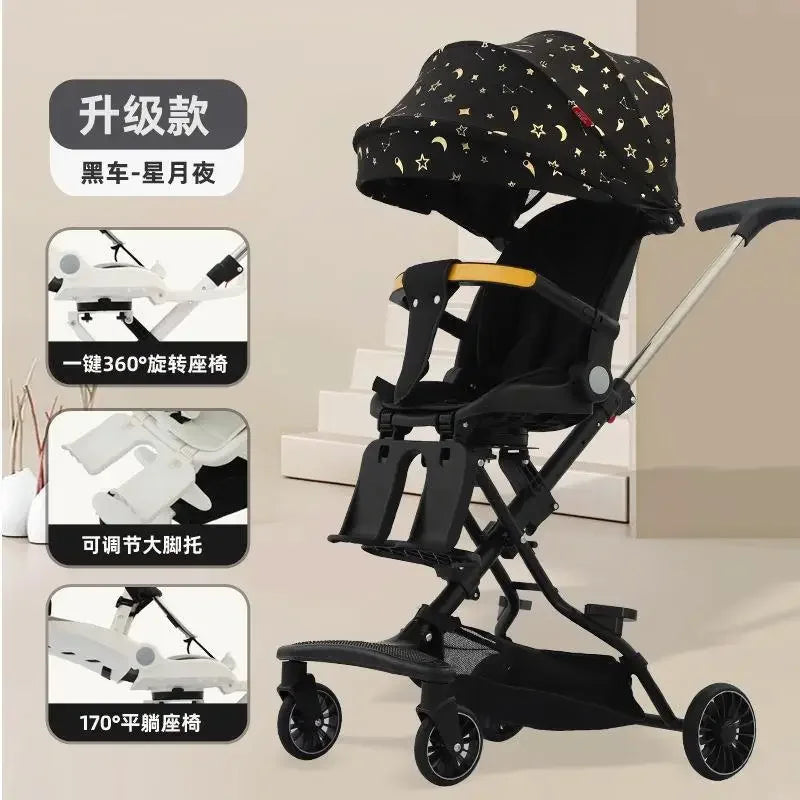 Poussette pliable pour bébé