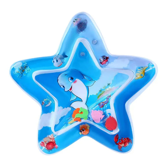 Jouet gonflable bébé tapis de jeu aquatique dauphin en forme d’étoile