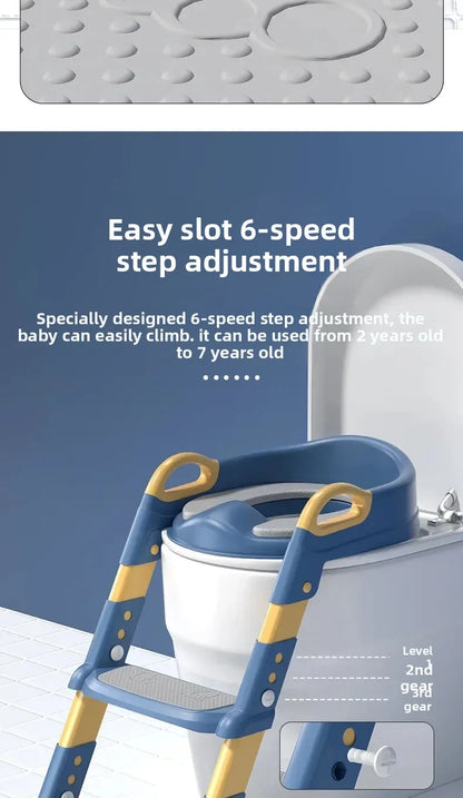 Chaise de toilettes avec escalier pour enfants