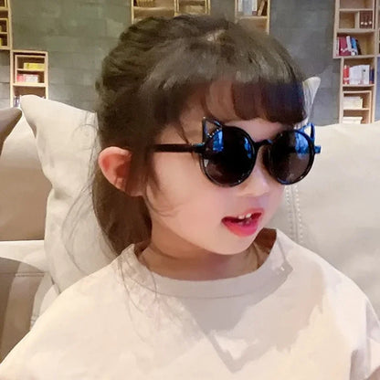 Lunettes de soleil en forme de chat pour enfants