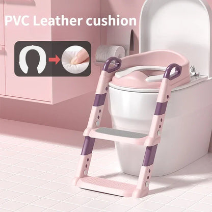 Chaise de toilettes avec escalier pour enfants