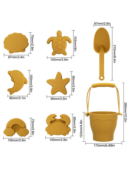 Ensemble de jouets de plage en silicone