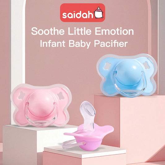 Sucette en silicone de couleur vive pour bébé