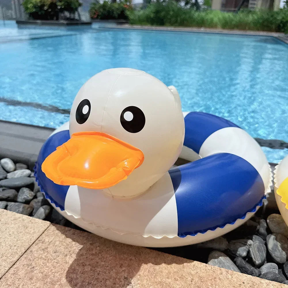 Bouée de natation gonflable en forme de canard