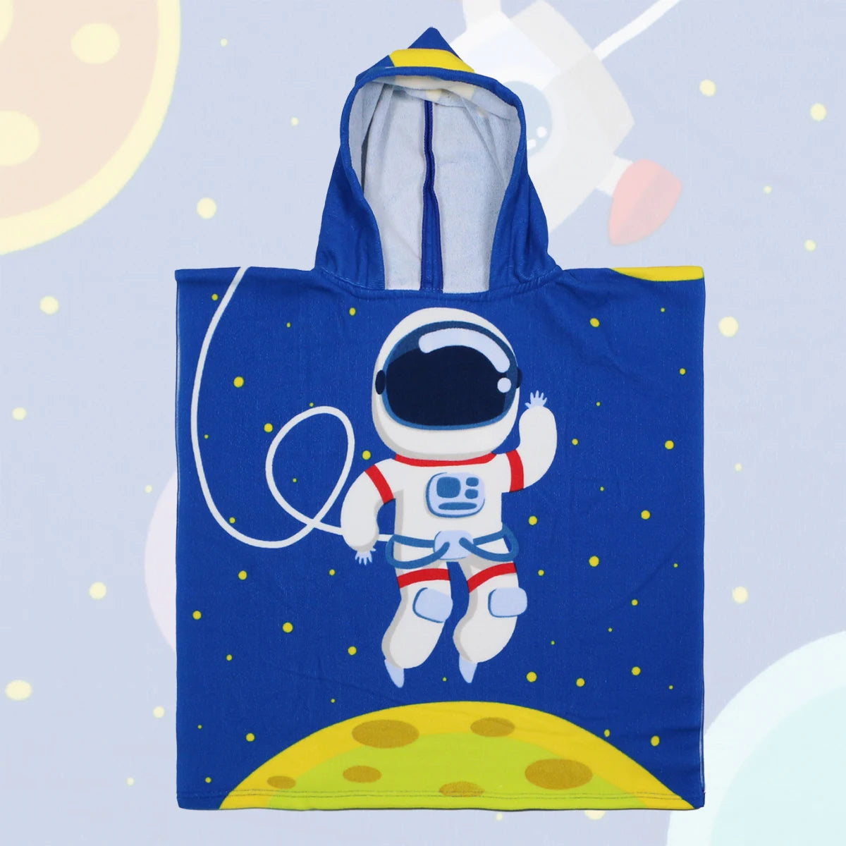 Cape de bain à capuche pour enfant