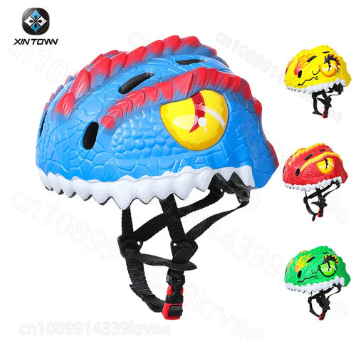 Casque vélo en forme de dinosaure pour enfants