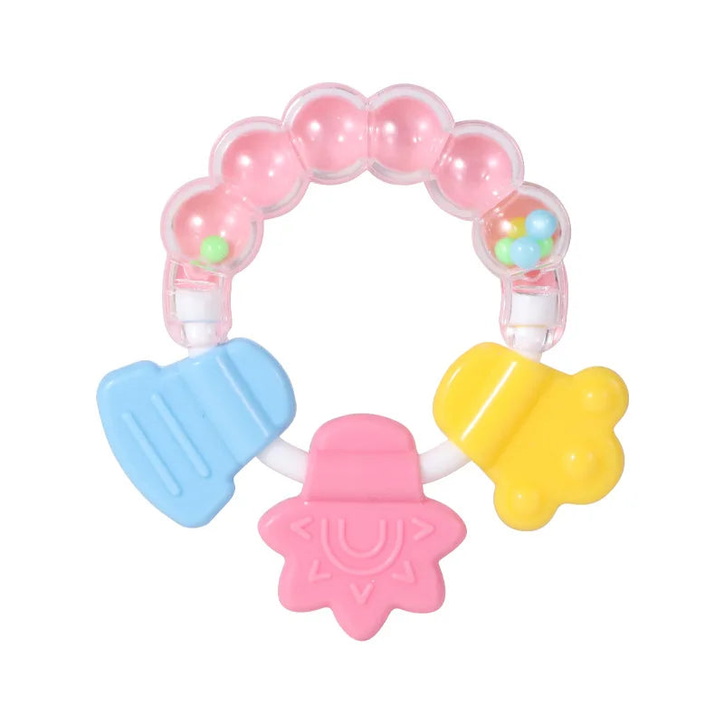 Hochet en caoutchouc souple pour bébé