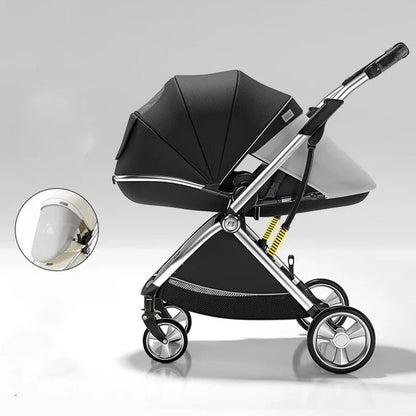 Poussette de luxe portable pour bébé