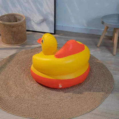 Jouet bébé siège gonflable en forme de canard