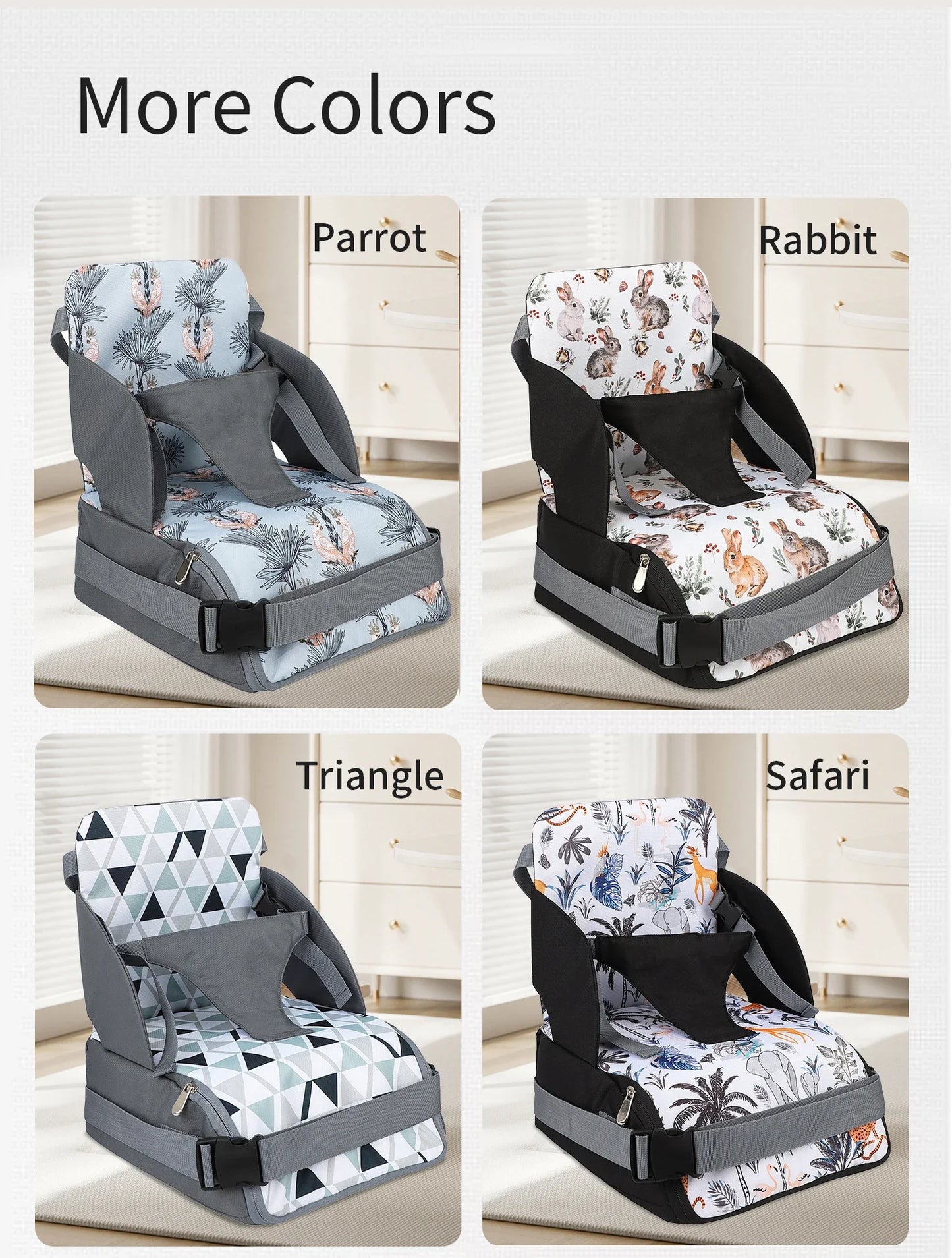 Coussin rehausseur de chaise pour bébé