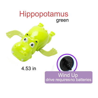 Lot de 3 pièces de jouets de bains hippopotames pour bébé