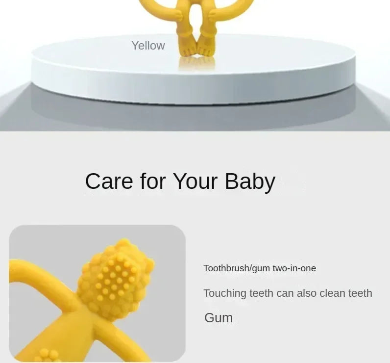 Jouet de dentition en forme de lion pour bébé