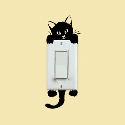 Autocollants de décoration mignons en forme de chat