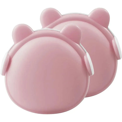 Lot de 2 veilleuses mignonnes en forme de tête d’ours