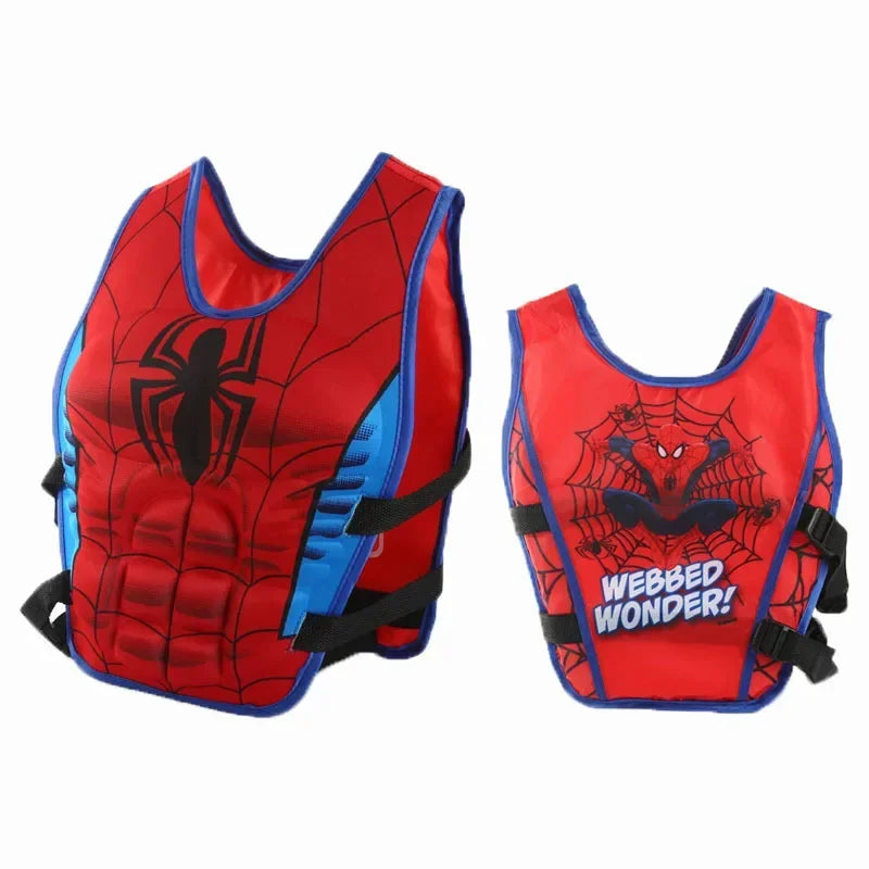 Gilet de natation à motif de super héros pour enfant