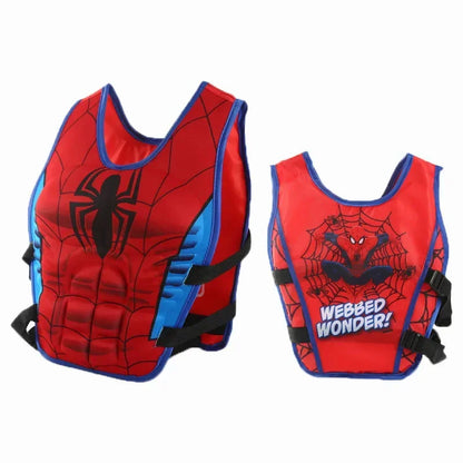 Gilet de natation à motif de super héros pour enfant