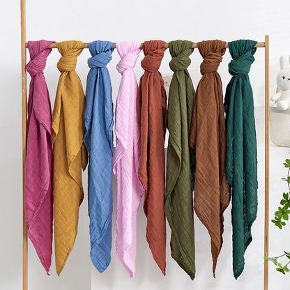 Couverture en tissu de mousseline pour bébé