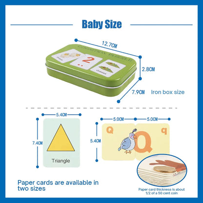 Cartes de puzzle cognitif pour bébé