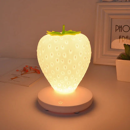 Lampe de chevet Fraise en silicone