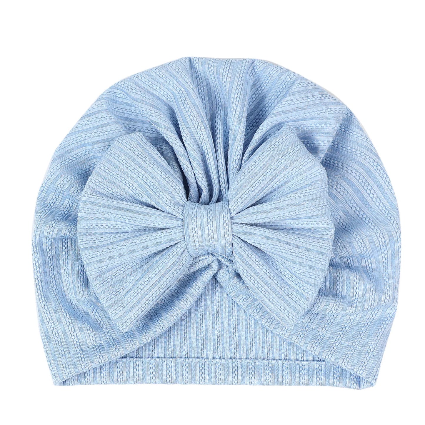 Turban en coton doux avec nœud papillon pour fille