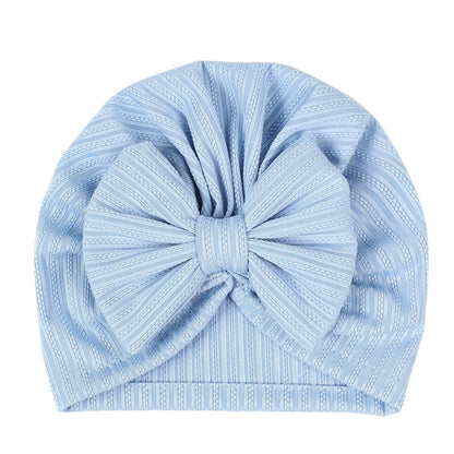 Turban en coton doux avec nœud papillon pour fille