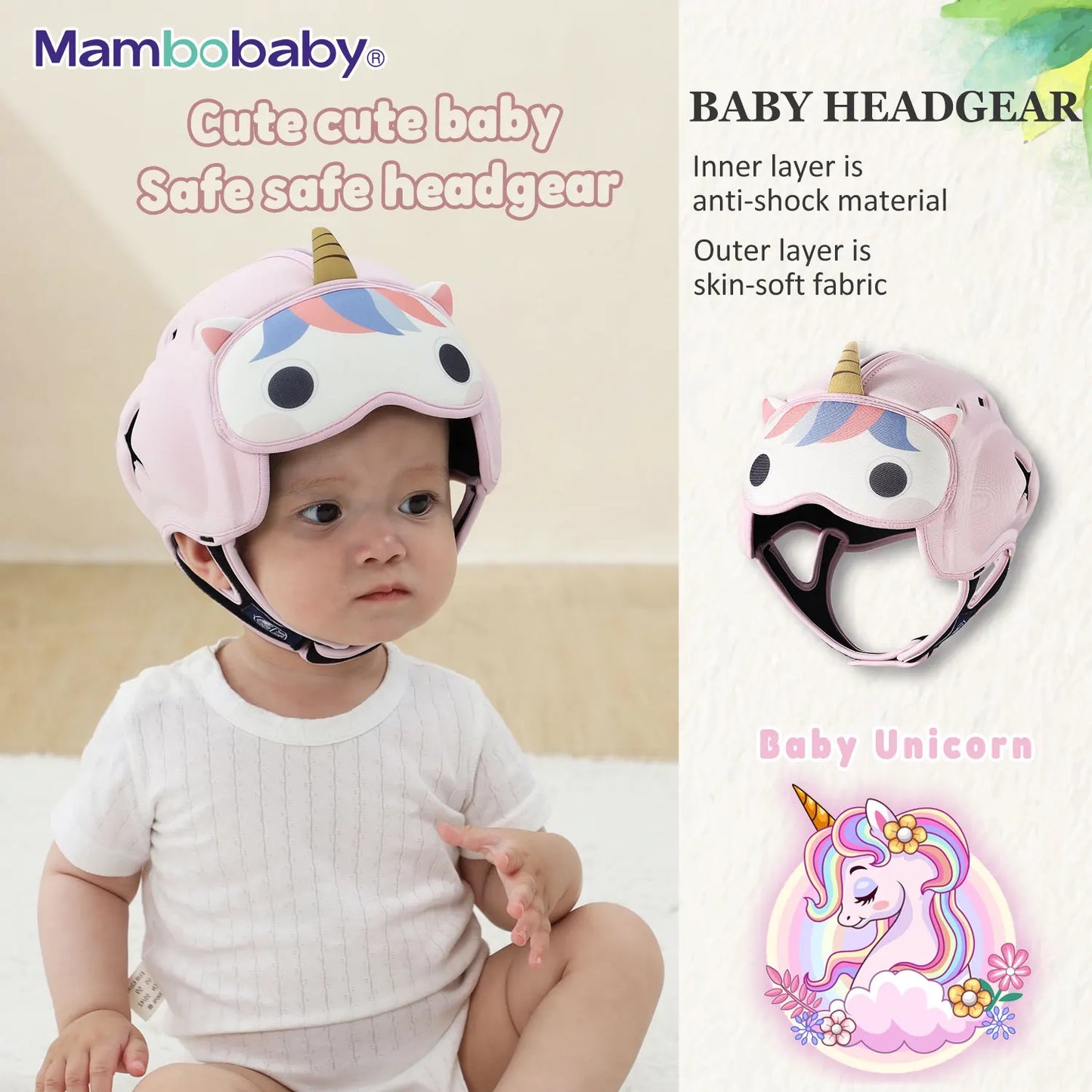 Casque de protection anti-choc pour bébé