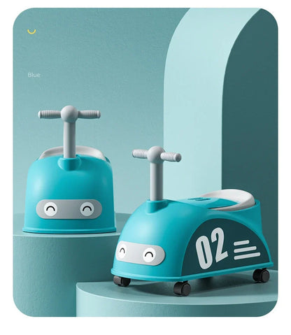 Pot de toilette motif voiture pour bébé