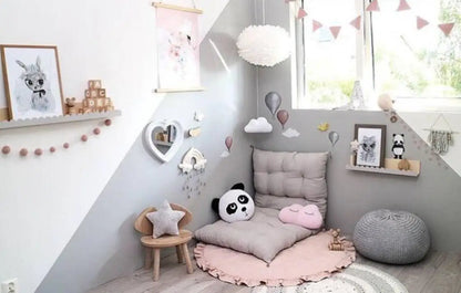 Tapis de sol bébé rond en dentelle douce