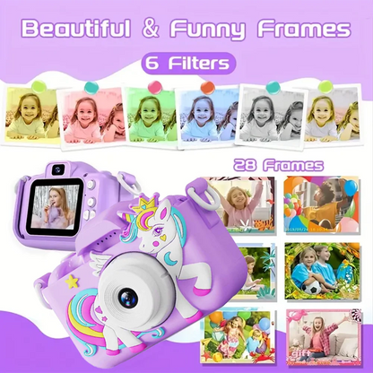 Mini appareil photo Licorne pour bébé