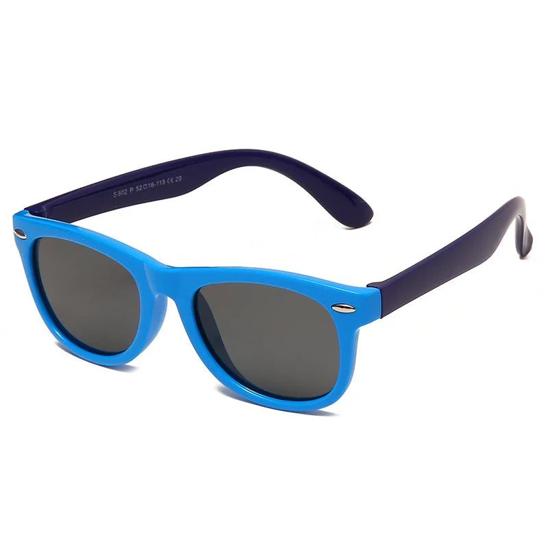 Lunettes de soleil classiques en Silicone pour enfants,