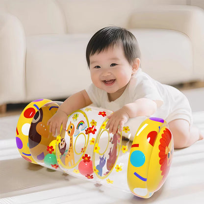Jouet gonflable bébé en forme de rouleau ourson