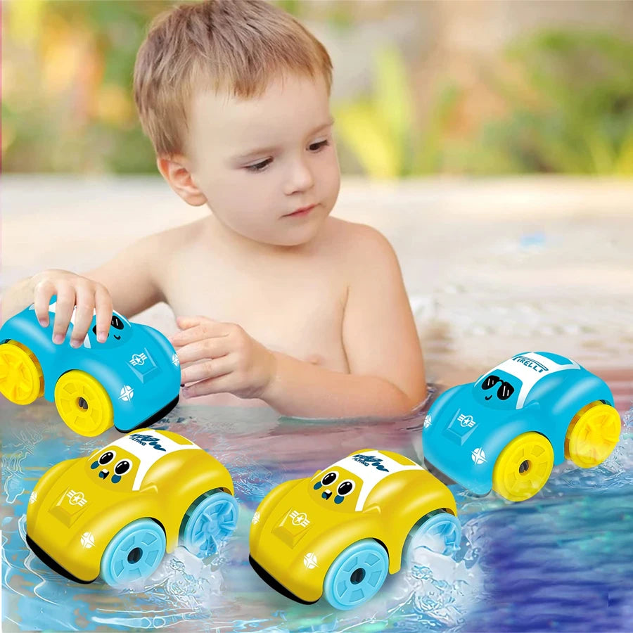 Lot de 2 pièces de jouets de bains voitures pour bébé
