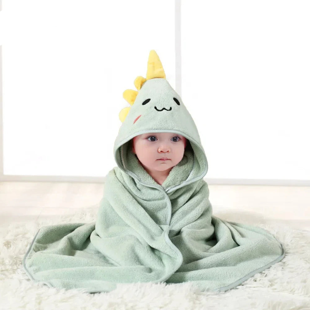 Cape de bain avec capuche pour bébé