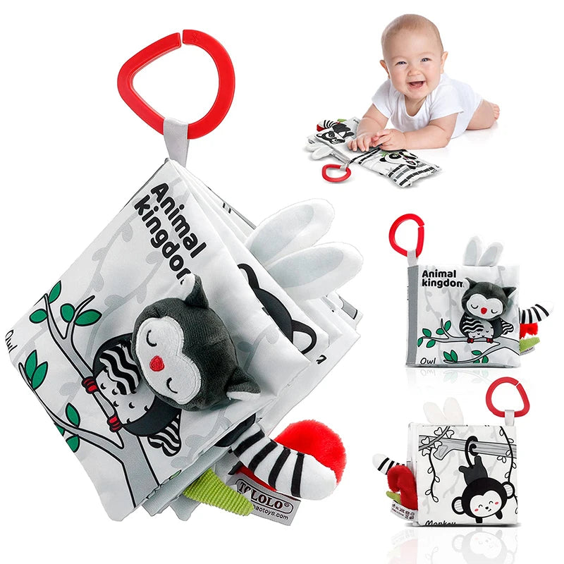 Livre en tissu doux et lavable pour bébé