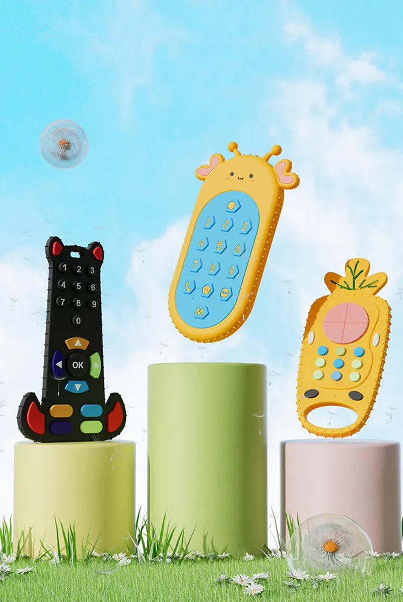 Hochet en caoutchouc souple pour bébé