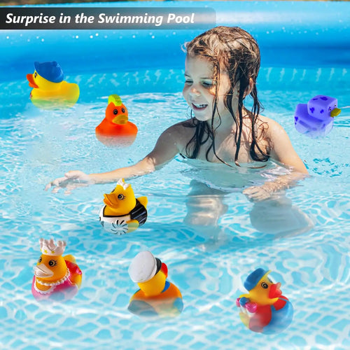 Lot de 10 jouets de bains canard pour bébé