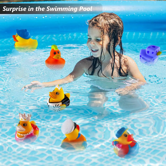 Lot de 10 jouets de bains canard pour bébé