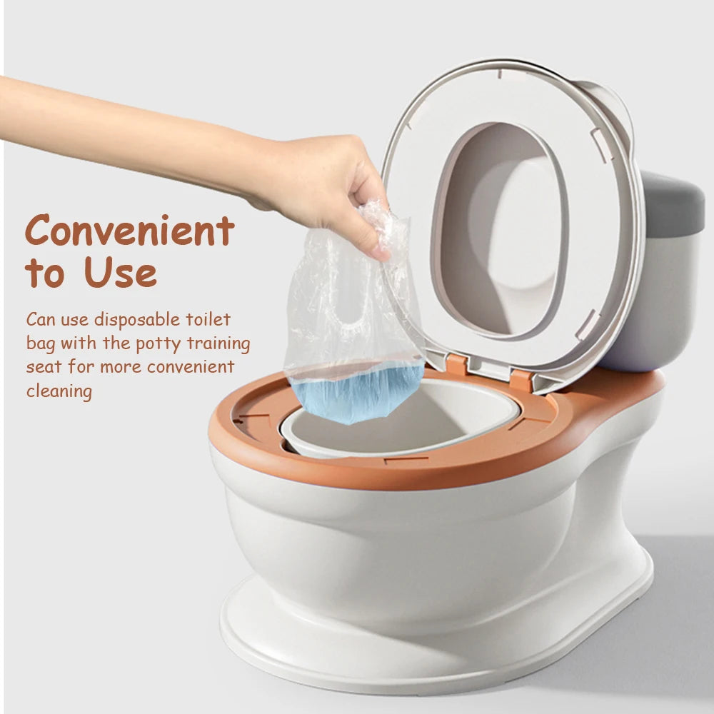 Pot de toilette réaliste pour bébé avec fonction de jeu de musique