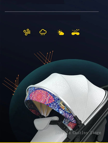 Poussette haute pour bébé