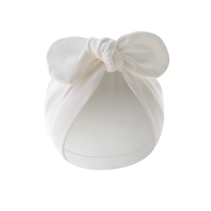 Turban élastique doux avec nœud papillon pour fille