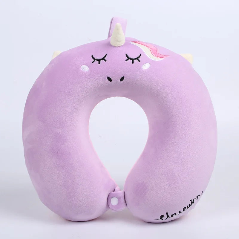 Oreiller licorne en forme de U