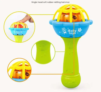 Hochet en caoutchouc souple pour bébé